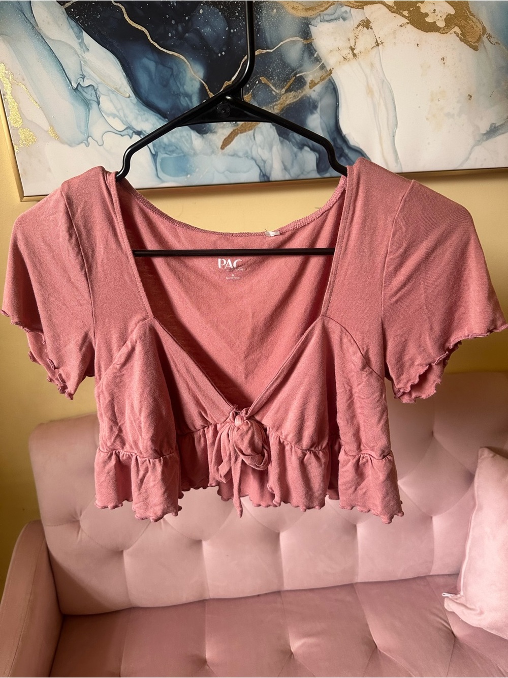 Pink Mauve crop top